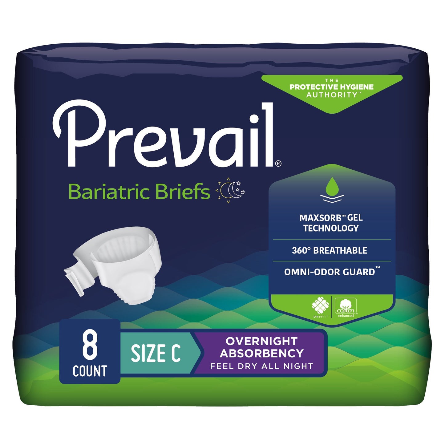 BRIEF, BARIATRIC PREVAIL C UPTO 110"