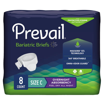 BRIEF, BARIATRIC PREVAIL C UPTO 110"