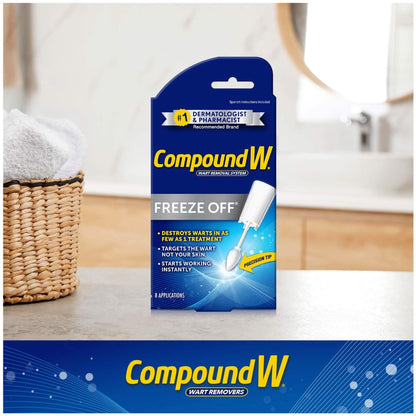 COMPOUND W, SPR FREEZE OFF 8APPL 9MEDTH