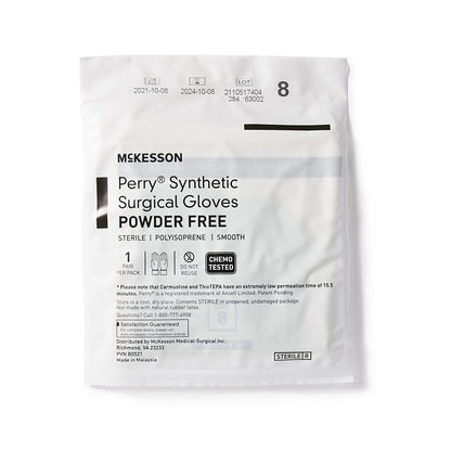 GLOVE, SURG PLYISO 8.0 STR2 SMTH CHEMO