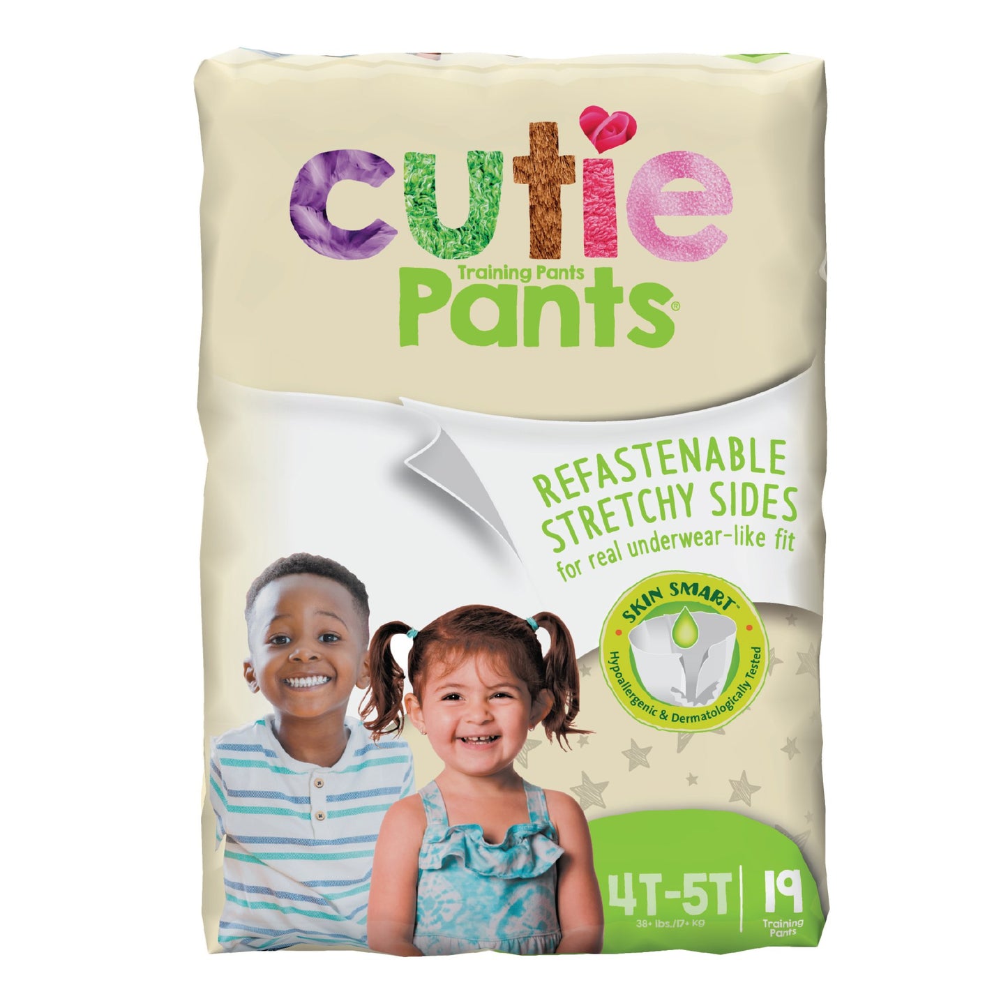 DIAPER, INCONT CUTIE PANTS XLG4-5T