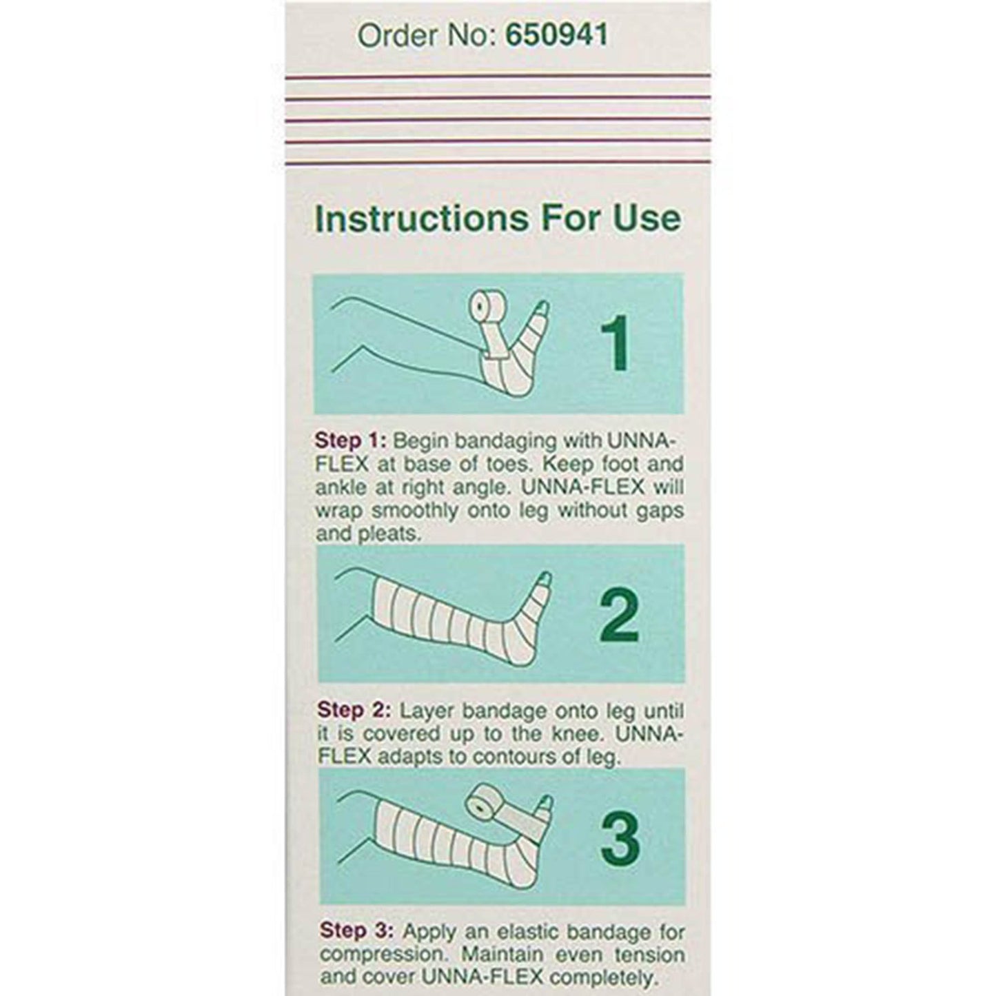 UNNA BOOT, ELAS UNNA-FLEX 4"X10YDS