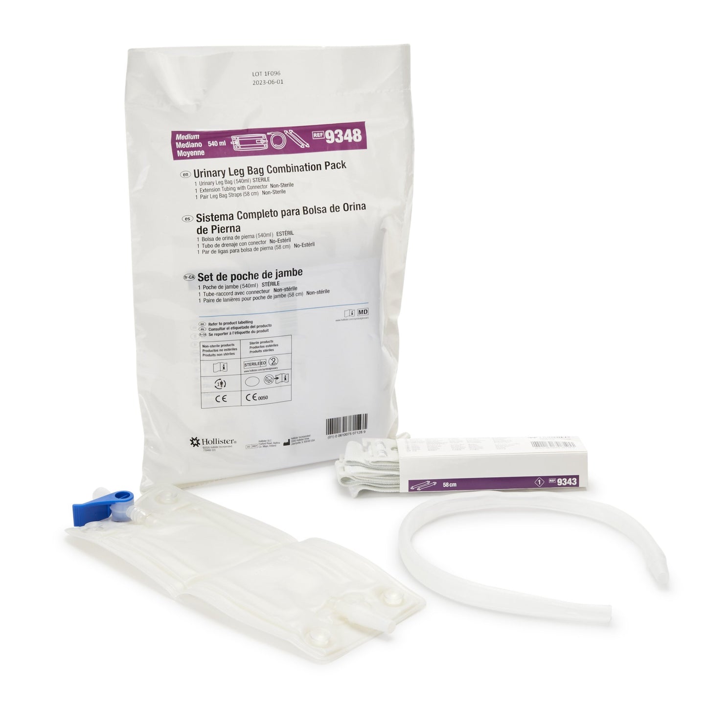 BAG, URINARY LEG LTX FREE 19OZ