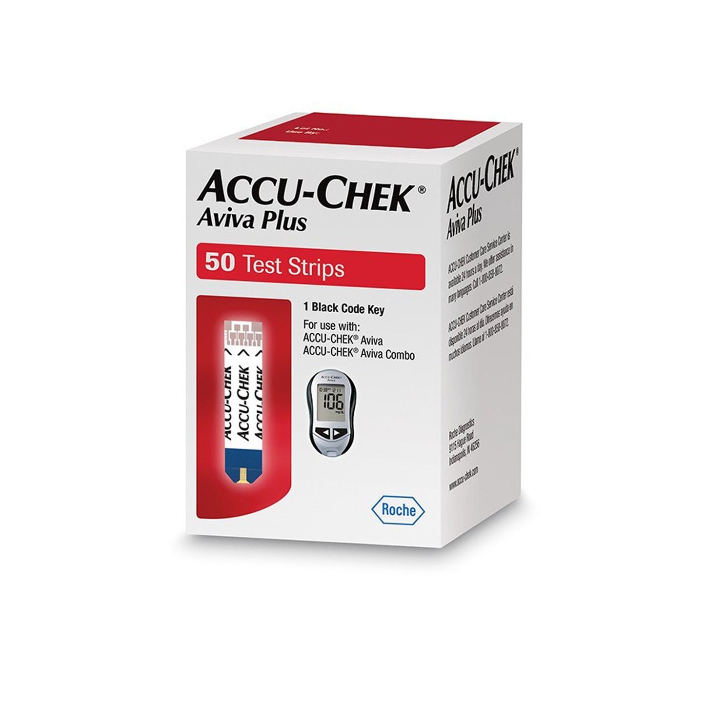 TEST STRIP, BLD GLUC AVIVA+ ACCU-CHEK