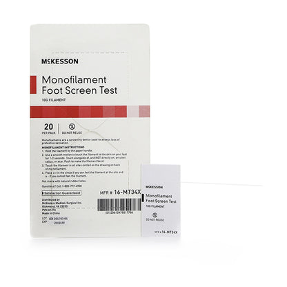 MONOFILAMENT TEST, SENSORY W/HNDL F/FOOT 10GM20/PK 24PK/CS)