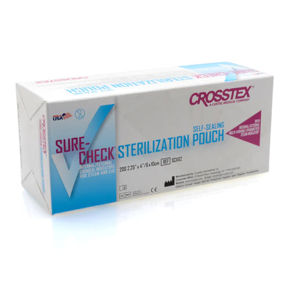 POUCH, STERILIZATION SURECHEC2.25"X4"