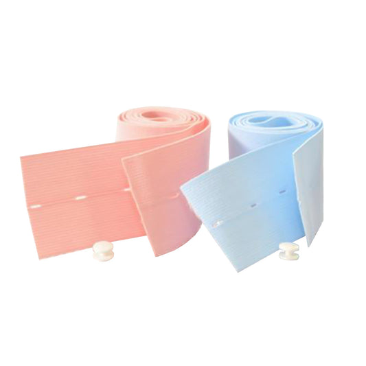 BELT, FETAL MONITOR W/BUTTON PNK/BLU