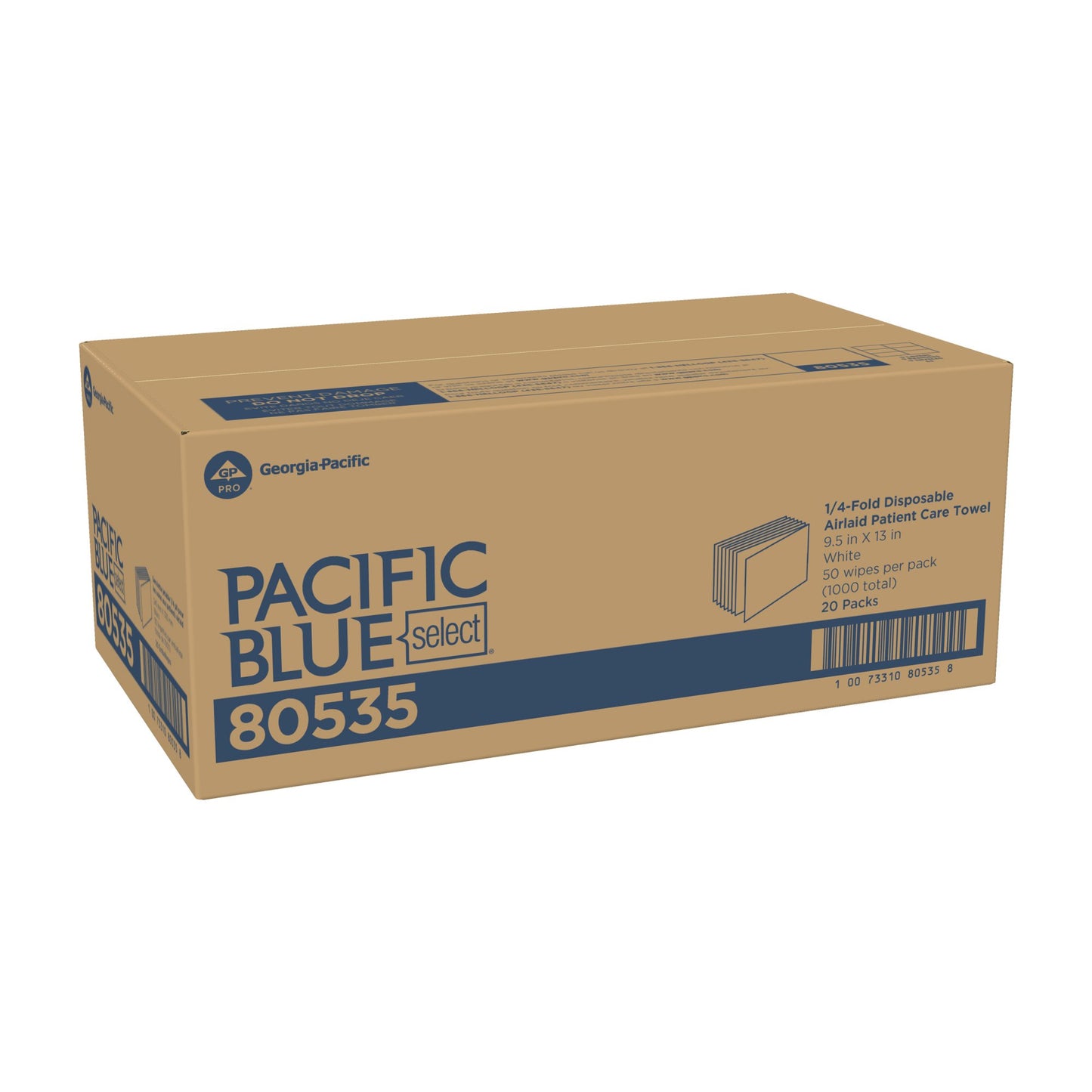 WIPE, WASHCLOTH WHT 9.5X13 (50/BG 20BG/CS)