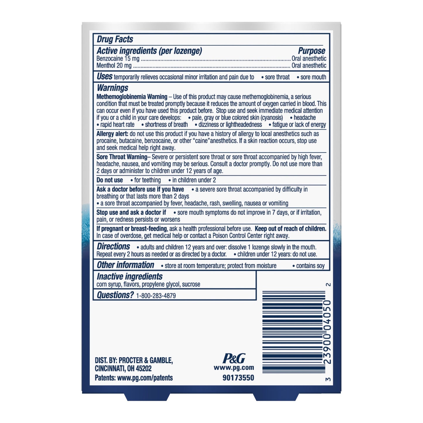 VICKS, LOZ VAPOCOOL SORE THROAT WINTERFROST