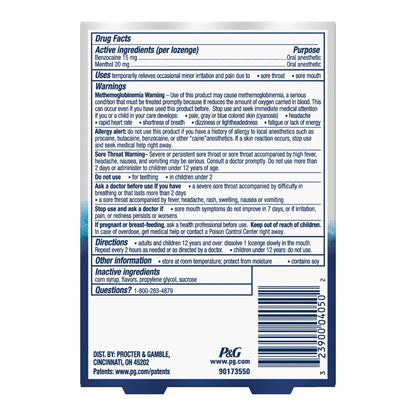 VICKS, LOZ VAPOCOOL SORE THROAT WINTERFROST