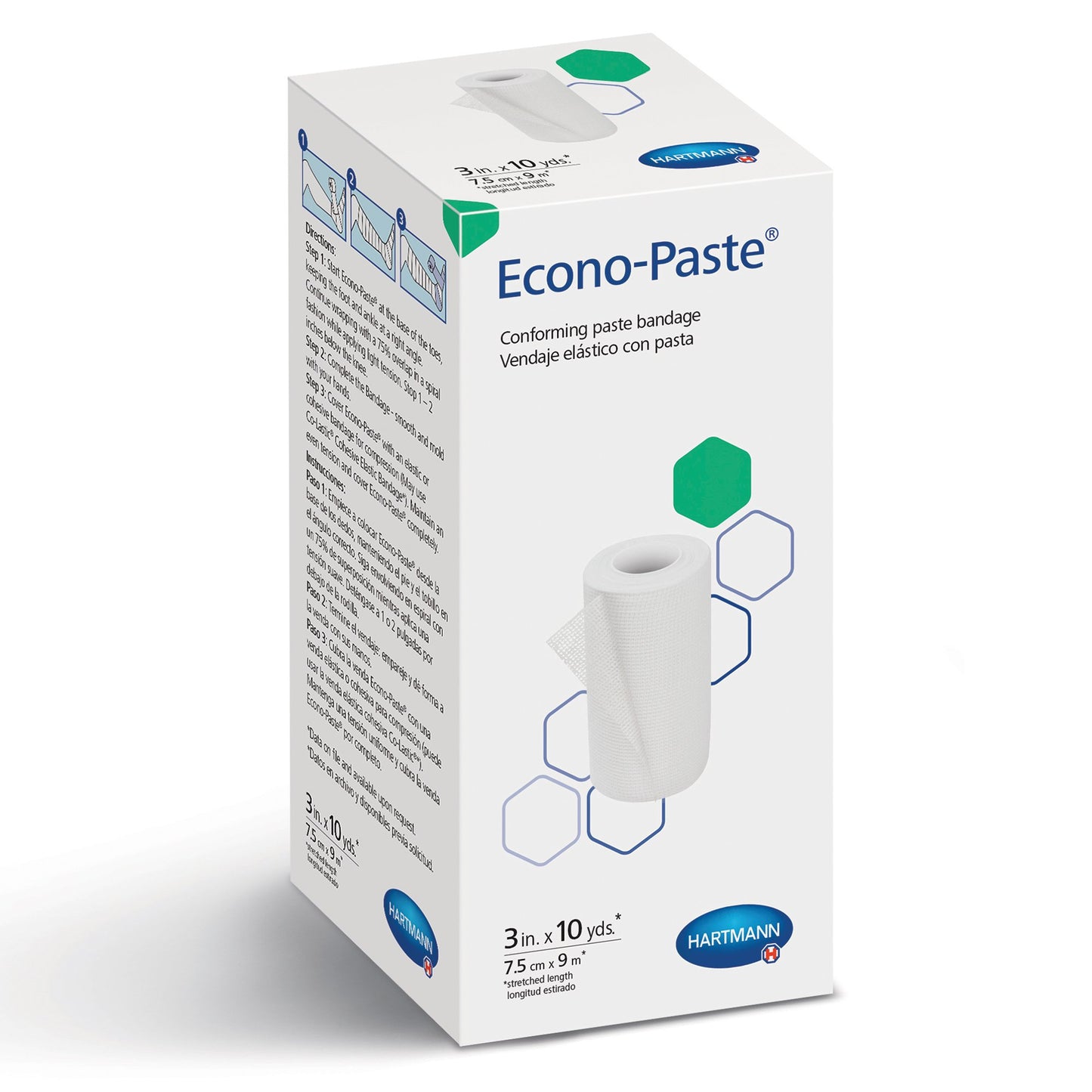 BANDAGE, ECONO-PASTE 3"X10YD
