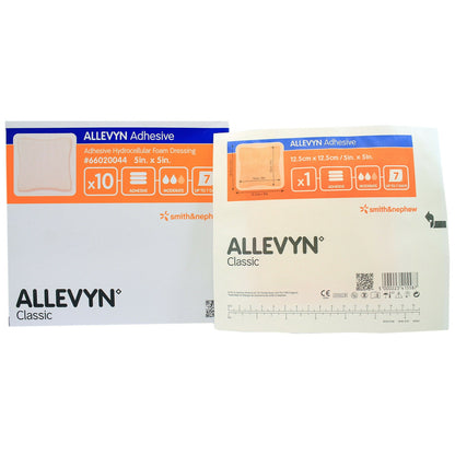 DRESSING, WOUND ALLEVYN FOAM ADH 5"X5"