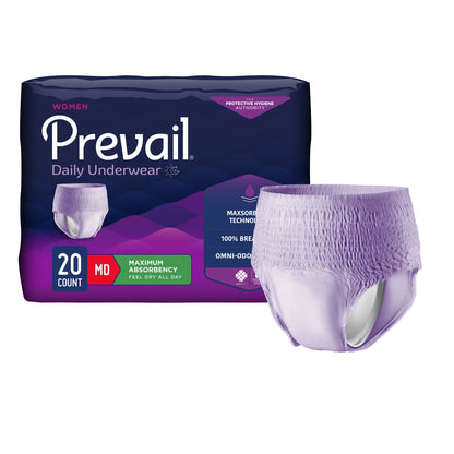 UNDERWEAR, PREVAIL WOMEN 28"-40" MED