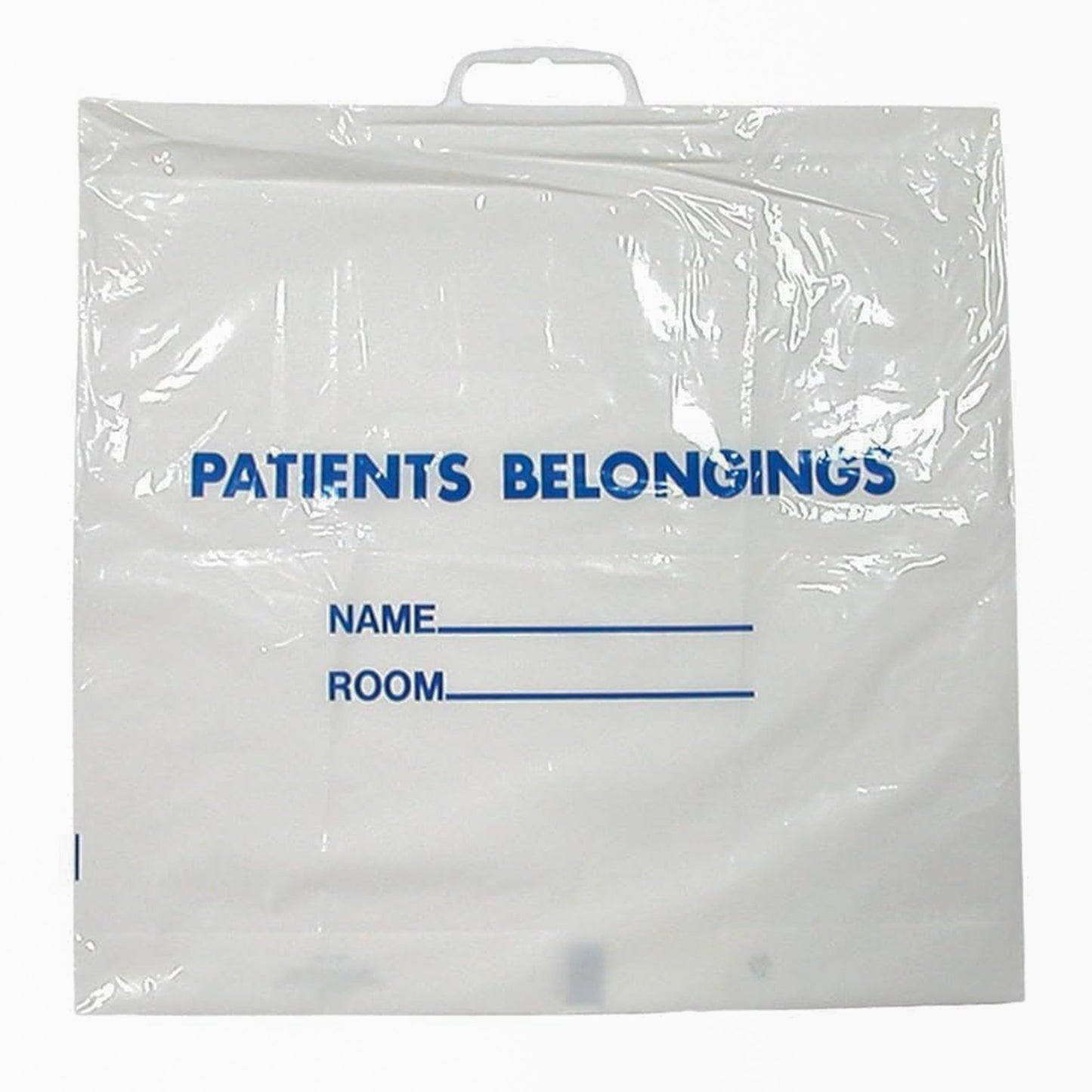 BAG, PATIENT BELONG W/HNDL