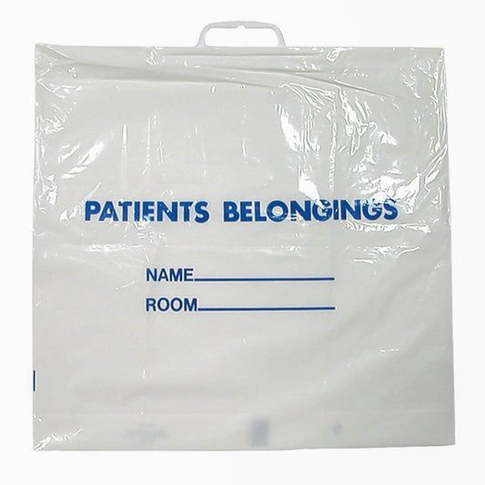 BAG, PATIENT BELONG W/HNDL