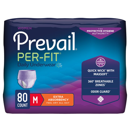 UNDERWEAR, PREVAIL PER-FIT WOMEN 34"-36" MED