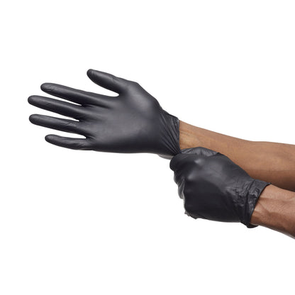 GLOVE, EXAM NTRL XL N/S BLK