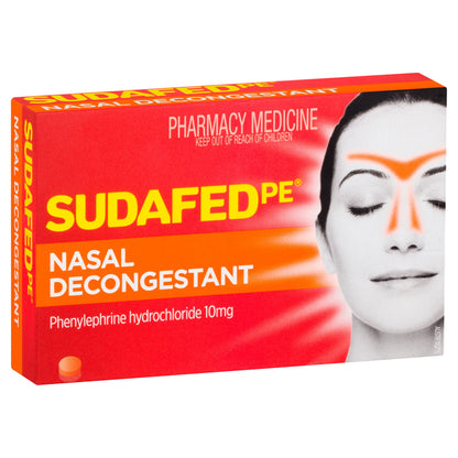 SUDAFED PE, TAB 10MG