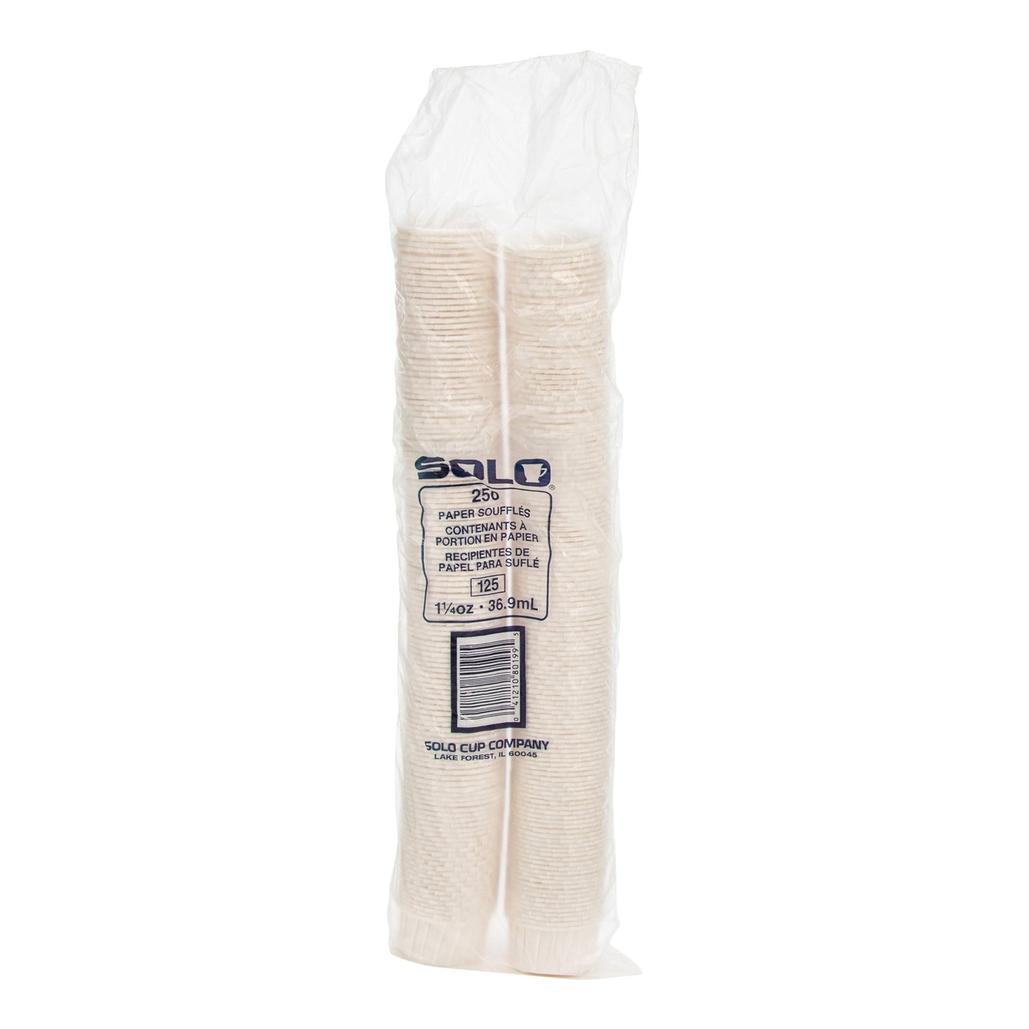 CUP, SOUFFLE PORTION PAPER WHT1.25OZ