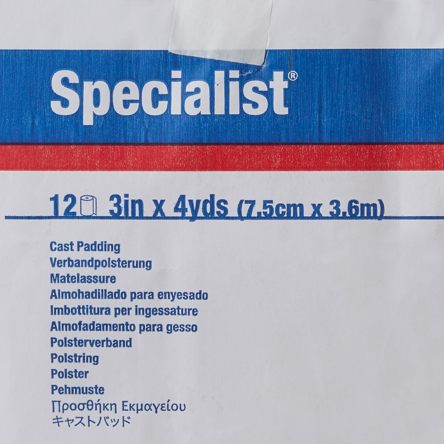PADDING, CAST SPECIALIST 3"X4YDS