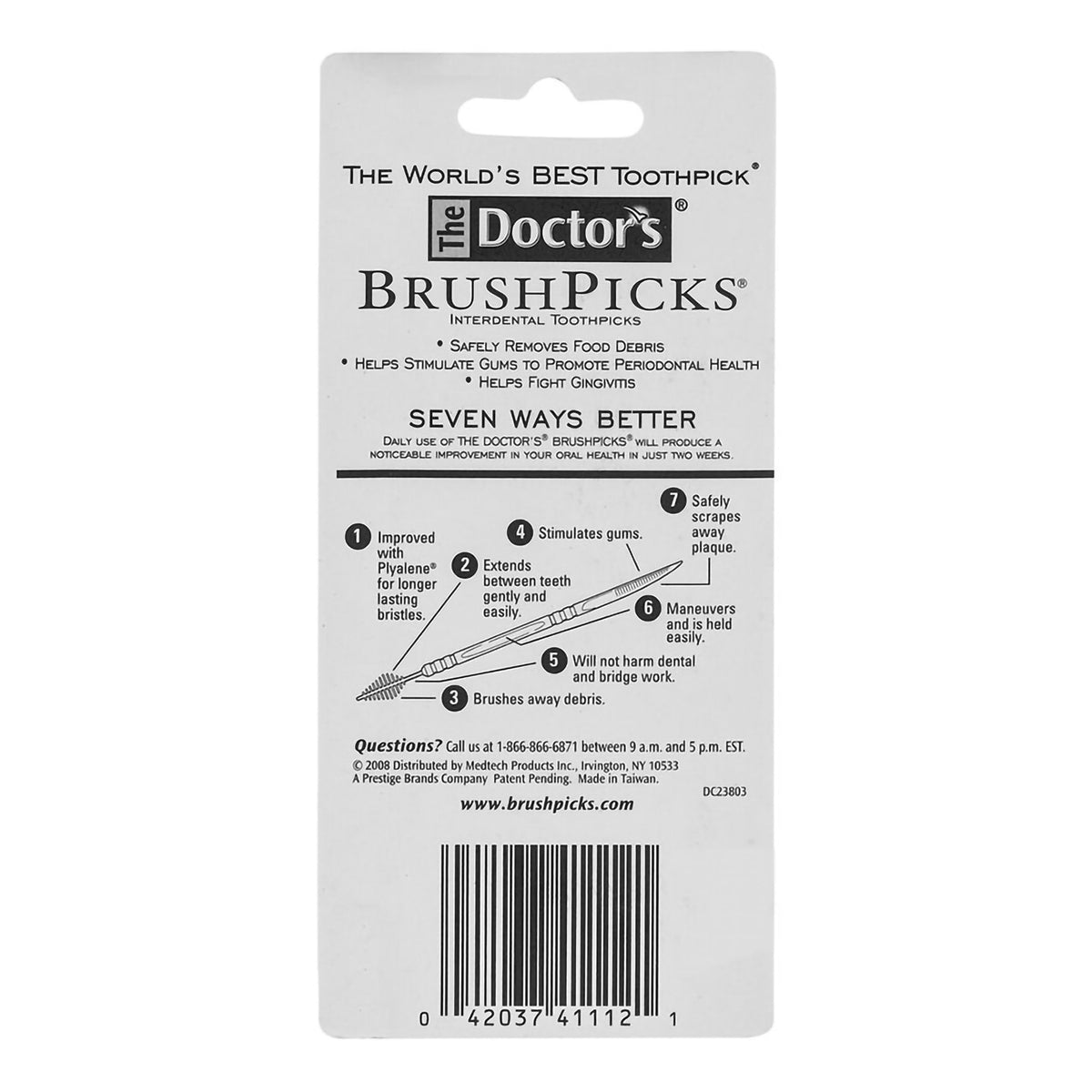 BRUSHPICKS, INTERDENTAL TOOTHPICS
