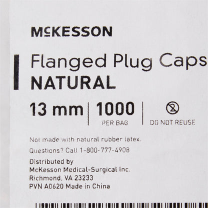 CAP, VAC TUBE NAT 13MM