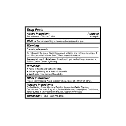 SOAP, MCKESSON FOAMING ANTIBBENZETHONIUM CHLORIDE 18OZ