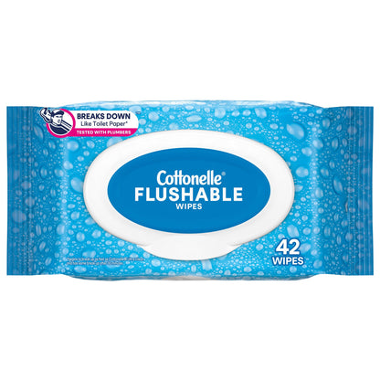 WIPE, WET COTTONELLE FRESH CARE FLUSHABLE