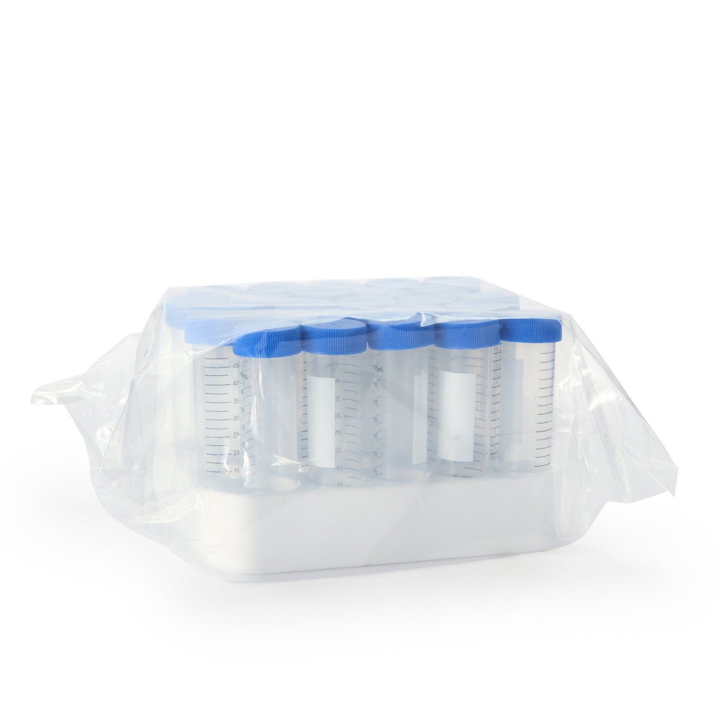 TUBE, CENTRIFUGE PP RACKED STRBLU 50ML