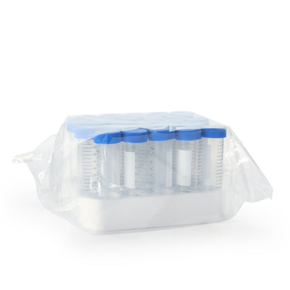 TUBE, CENTRIFUGE PP RACKED STRBLU 50ML
