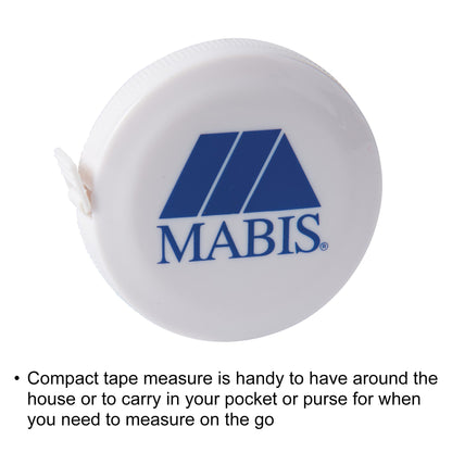 TAPE MEASURE, RETRACTABLE 1/4"X60" EA MABIS