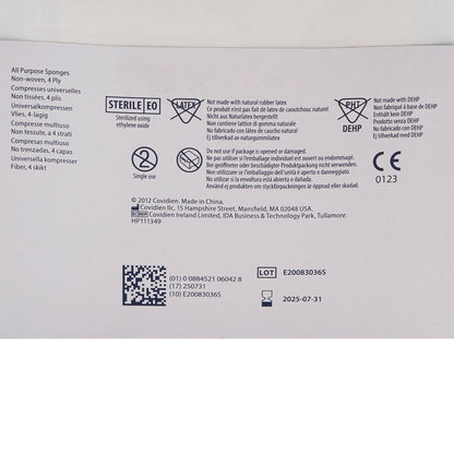 SPONGE, GAUZE CURITY STR 4"X4"