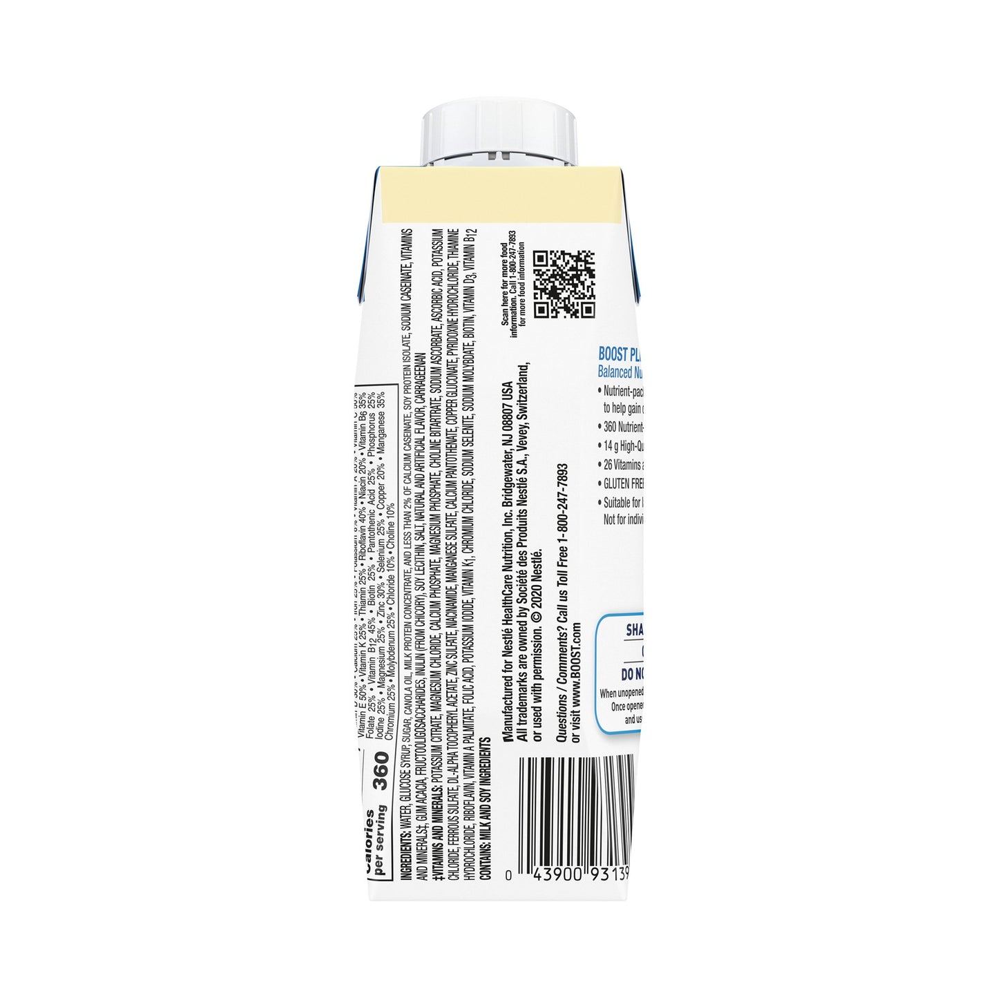 BOOST PLUS, VERY VANILLA 8OZ