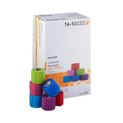 BANDAGE, COHESIVE N/S LF COLORPAK 2"