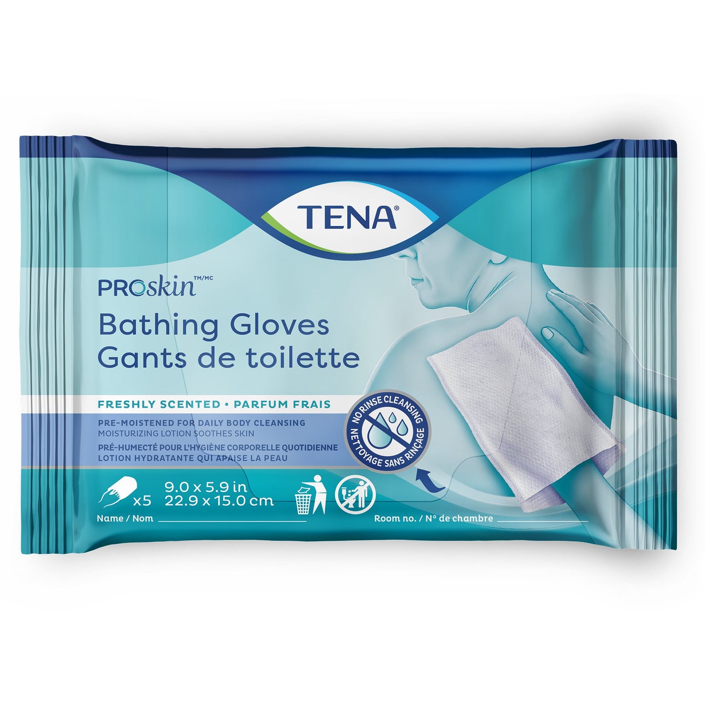 GLOVE, BATHING PROSKIN TENA SCENTED