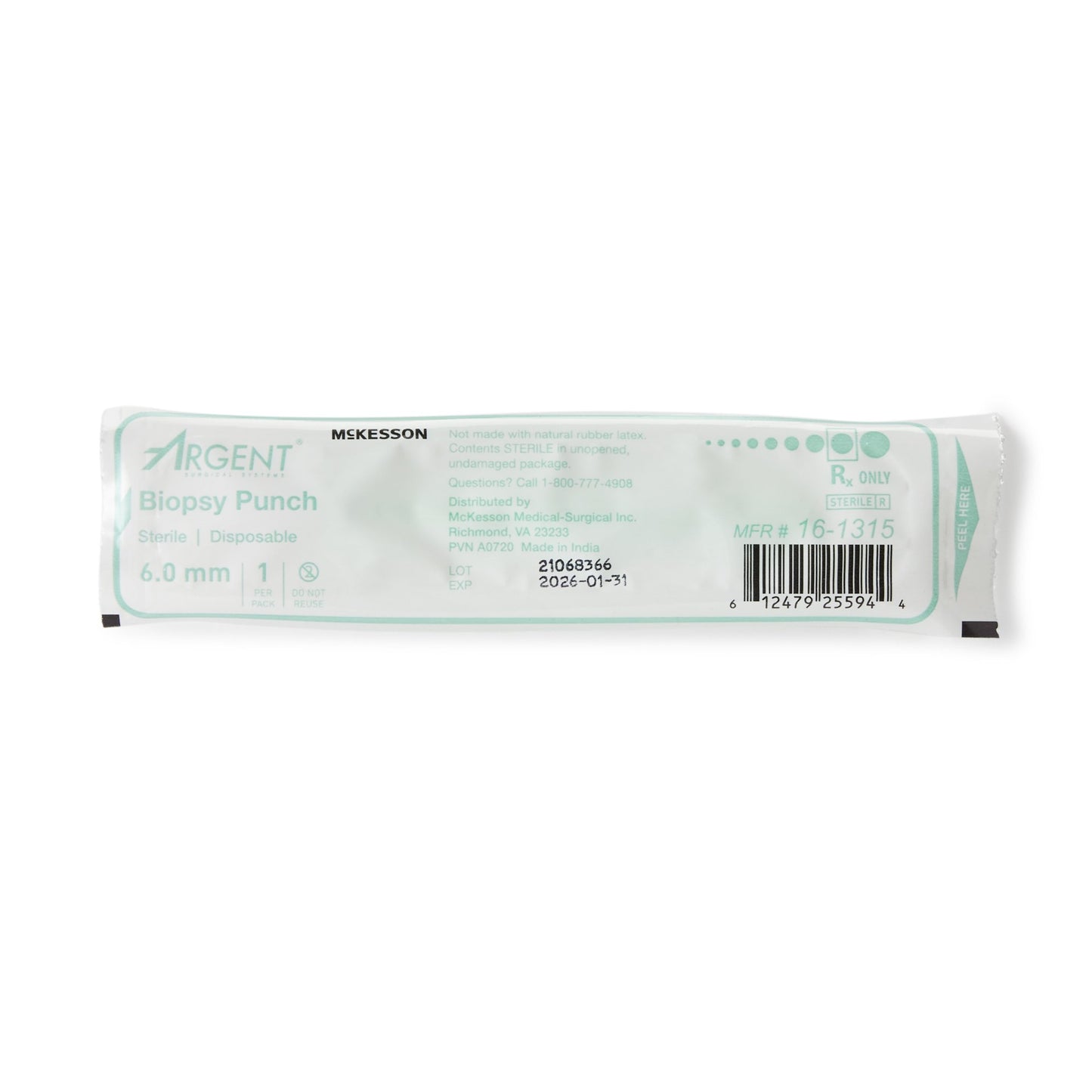 PUNCH, BIOPSY DISP STR 6MM