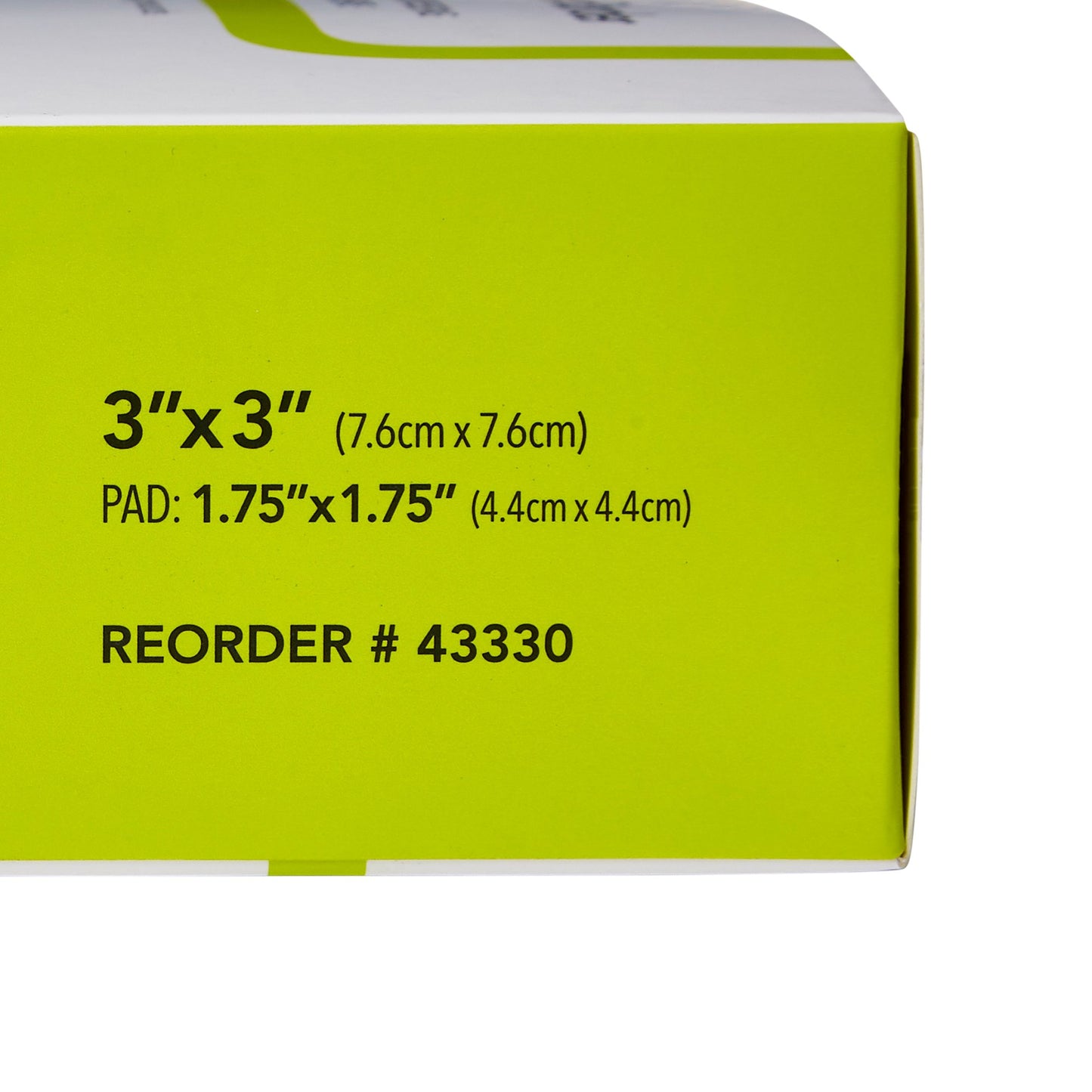 DRESSING, COMFORT FOAM BORDER3"X3"