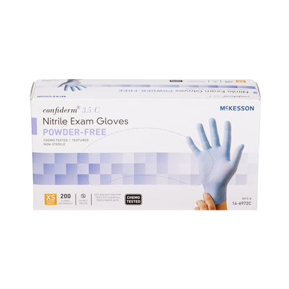 GLOVE, EXAM NTRL XS N/S CHEMO3.5C