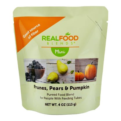 ENTERAL FEEDING, FOOD BLEND MINI PRUNE/PEARS & PUMPKN