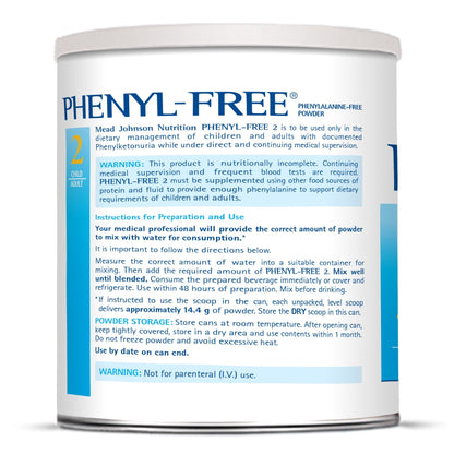 PHENYL FREE 2, METABOLIC PDR 1LB CAN