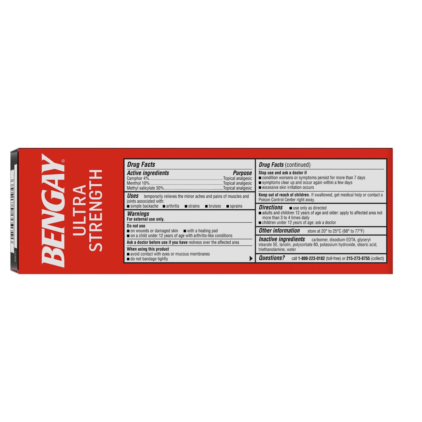 BENGAY, ULTRA STRENGTH 4OZ