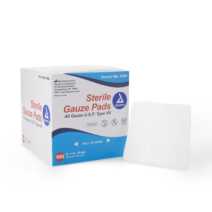 PAD, GAUZE 12PLY STR 4X4