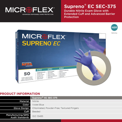 GLOVE, EXAM NTRL XL N/S EXTCFCHEMO