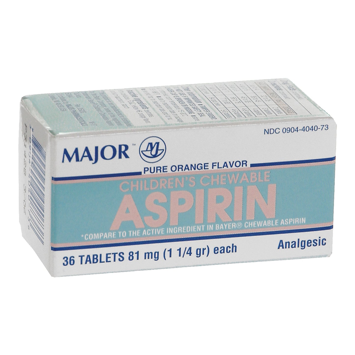 ASPIRIN, TAB CHEW 81MG