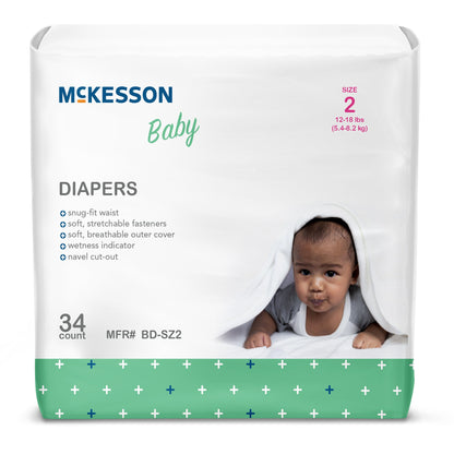 DIAPER, BABY SZ2 12-18 LBS