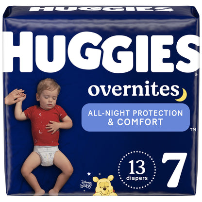 DIAPER, HUGGIES OVERNITE SZ7