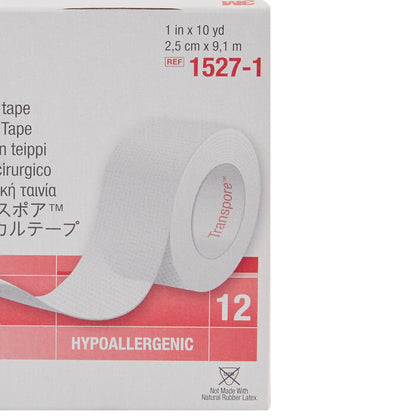 TAPE, ADHSV TRANSPORE 1"X10YDS