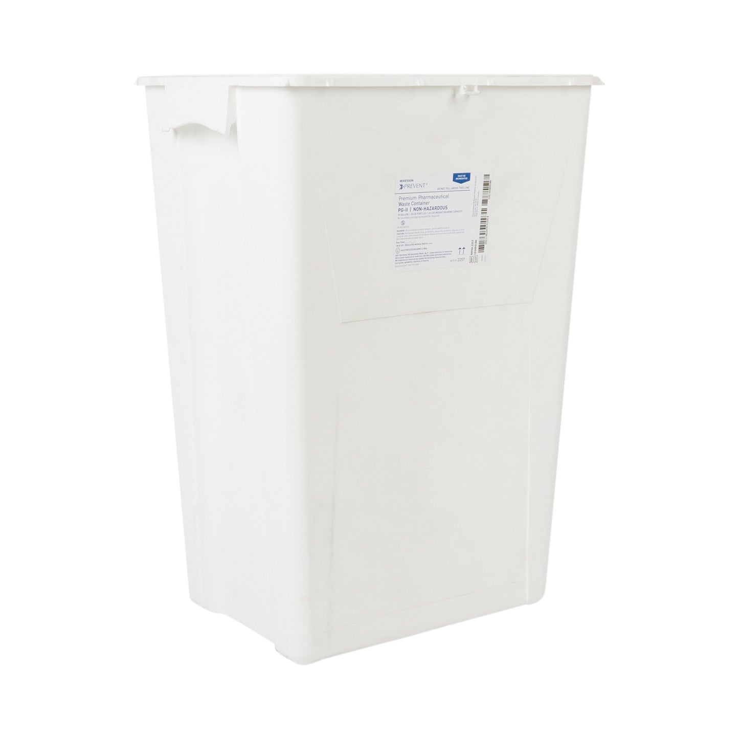 CONTAINER, SHARPS PHARMA WHT/BLU 18GL