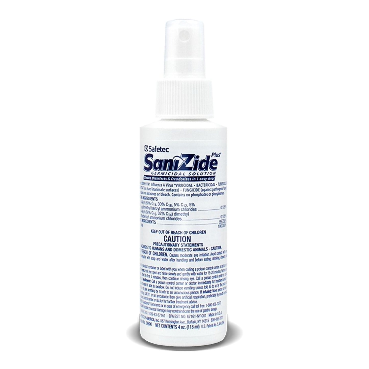DISINFECTANT, SANIZIDE PLUS W/SPRAY DSPN 4OZ