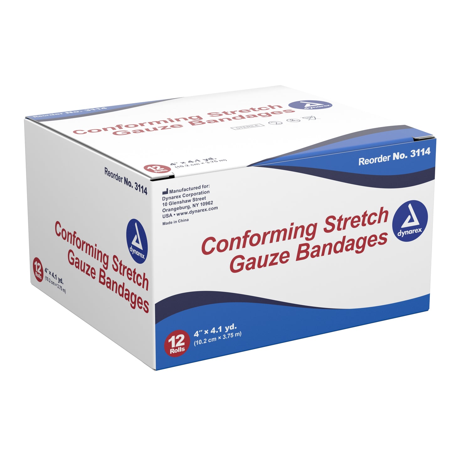BANDAGE, GAUZE STRCH STR 4"X4.1YDS